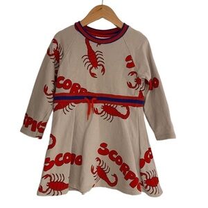 Mini RODINI Scorpio sweater dress, size 92/98 (1.5-3) generous fit!